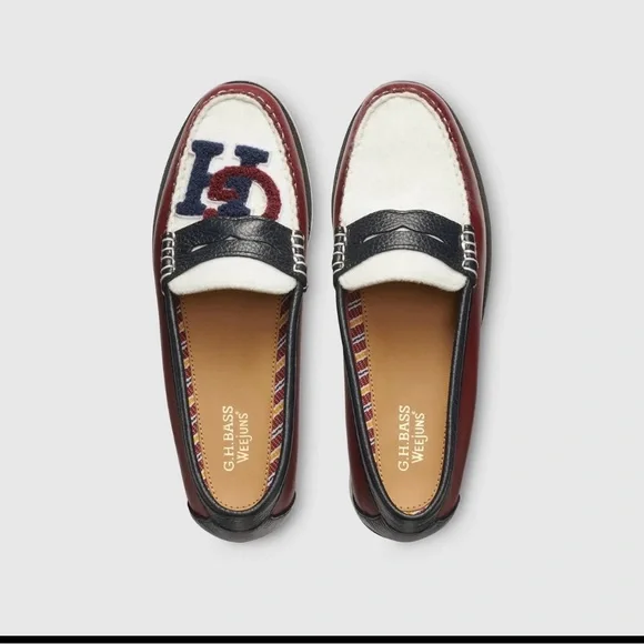 NEW with Box GH BASS WHITNEY LETTERMAN LOAFERS - Picture 3 of 13
